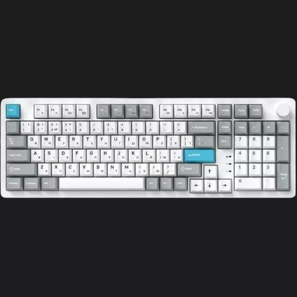 Клавіатура GamePro Asgard Drakkar (MK305WH) (White) (UA)