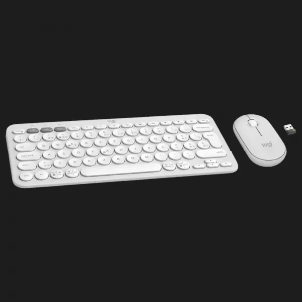 Комплект Logitech Pebble 2 Combo (White) (UA)