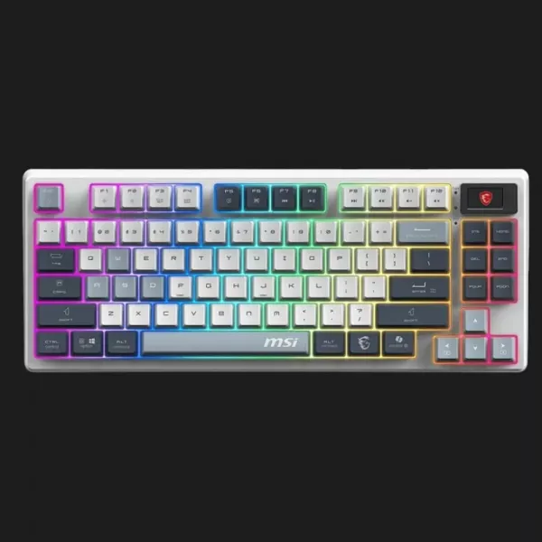 Клавіатура MSI FORGE GK600 TKL Wireless SKY (White) (UA)