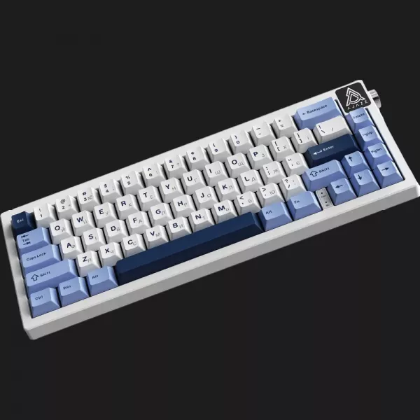 Клавіатура Ajazz AK650 Sea Salt switches (Blue/White/Blue) (UA)