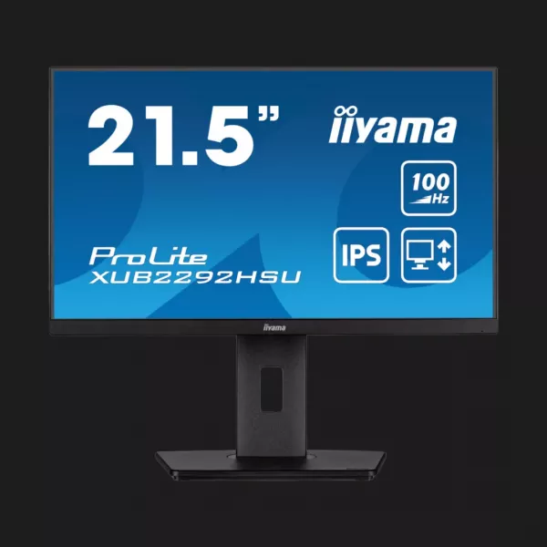 Монітор iiyama 21.5" IPS 100Hz XUB2292HSU-B6 (UA)
