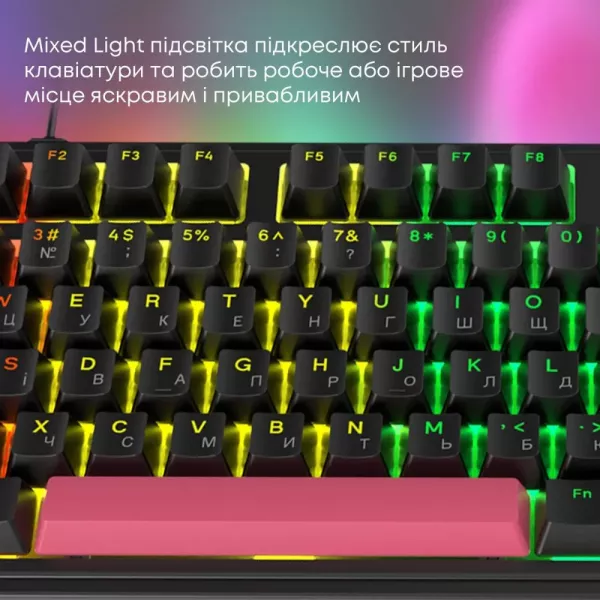 Клавіатура Ajazz AK980 Red Switch (Black/Red) (UA)