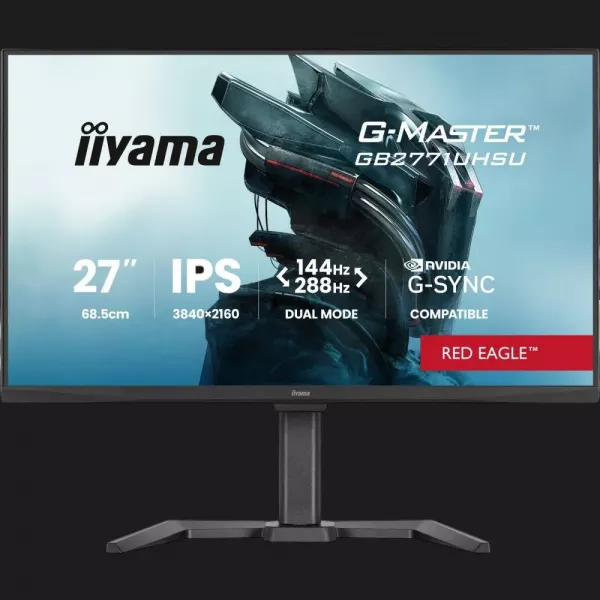 Монітор iiyama 27" IPS 144Hz GB2771UHSU-B1 (UA)