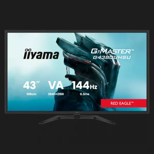 Монітор iiyama 42,5" G-Master VA 144Hz G4380UHSU-B2 (UA)