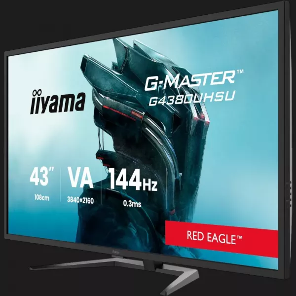 Монітор iiyama 42,5" G-Master VA 144Hz G4380UHSU-B2 (UA)