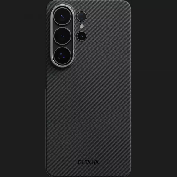 Чохол Pitaka Edge Ultra-Slim Classic Twill 600D для Samsung Galaxy S26 Ultra (Black/Gray)