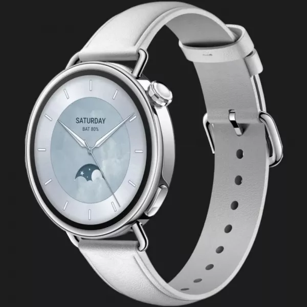 Xiaomi Watch S4 41mm White Leather Strap (BHR07VUGL)