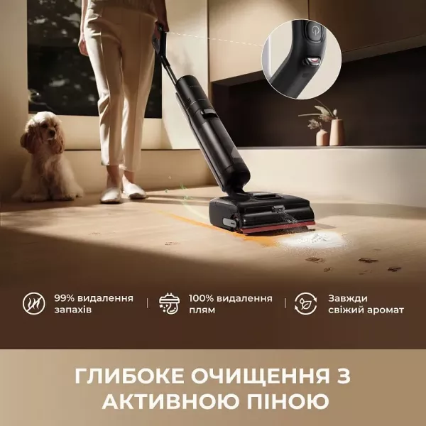 Акумуляторний пилосос Dreame H15 Pro FoamWash (HHR46D)