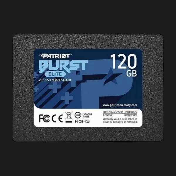Накопичувач SSD Patriot Burst Elite 120GB SATA (PBE120GS25SSDR)