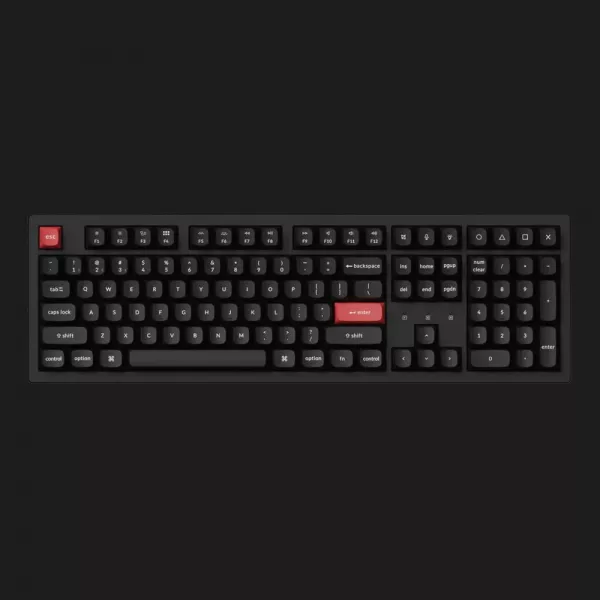 Ігрова клавіатура Keychron K10 Pro 108 Key RGB K Pro Red (Black) (K10P-B1-UA)
