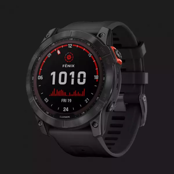 Garmin Fenix 7X Solar Slate Gray with Black Band