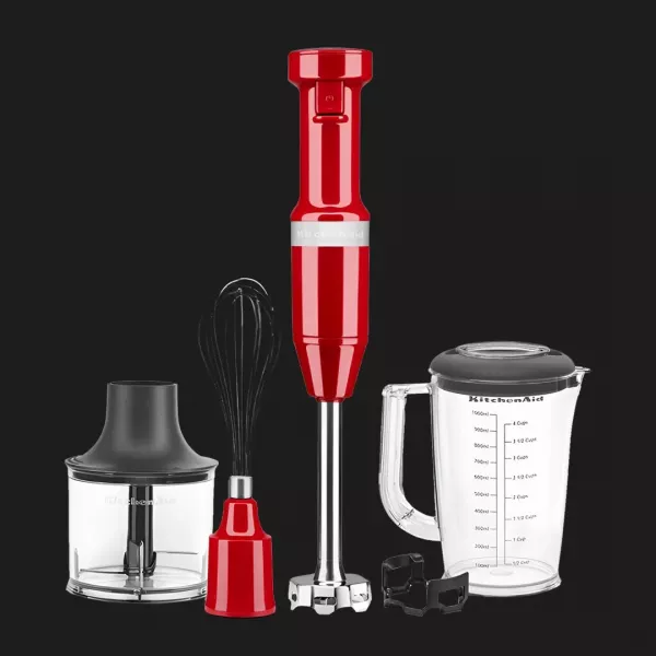 Блендер занурювальний KitchenAid з аксесуарами (Red)