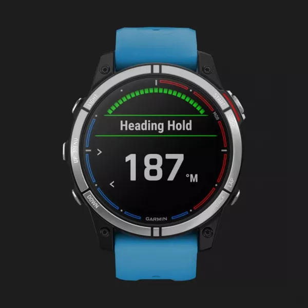Garmin Quatix 7 Standard Edition Marine GPS Smartwatch with Сirrus Blue Band