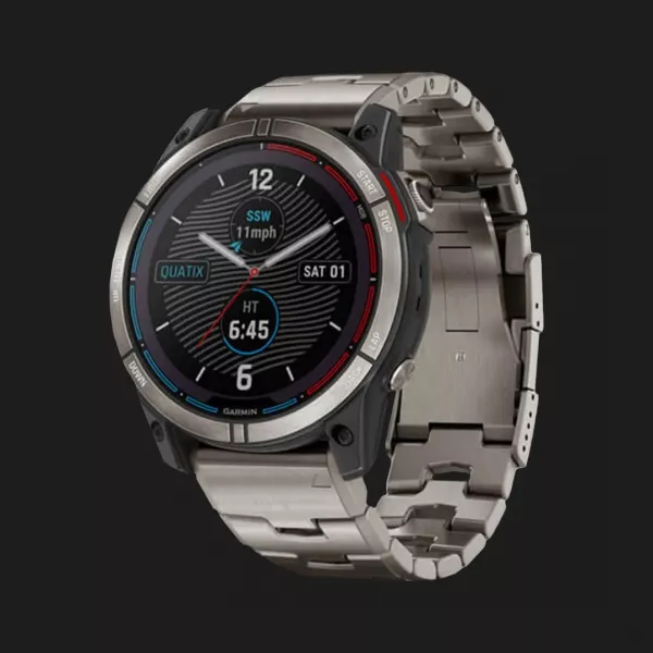 Garmin Quatix 7X Saphire Solar Marine GPS Smartwatch with Vented Titanium Band
