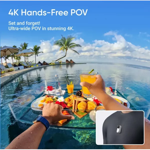 Екшн-камера Insta360 GO 3S 4K Standard Bundle 64GB (Arctic White)