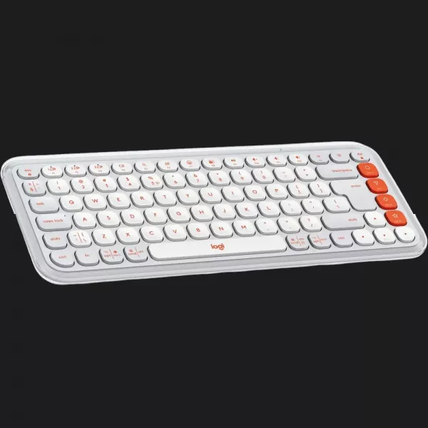 Клавіатура бездротова Logitech Pop Icon Keys (Off White) (UA)