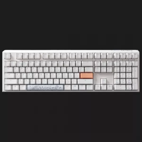 Клавіатура ігрова Ducky One 3 Cherry MX Brown RGB (White) (UA)