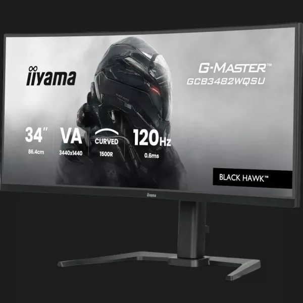 Монітор iiyama 34" VA 120Hz GCB3482WQSU-B1 (UA)