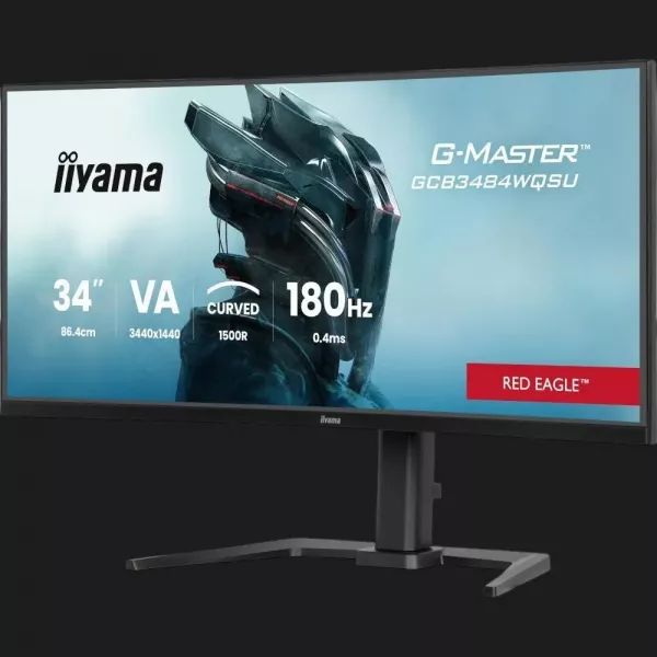 Монітор iiyama 34"VA 180Hz GCB3484WQSU-B1 (UA)