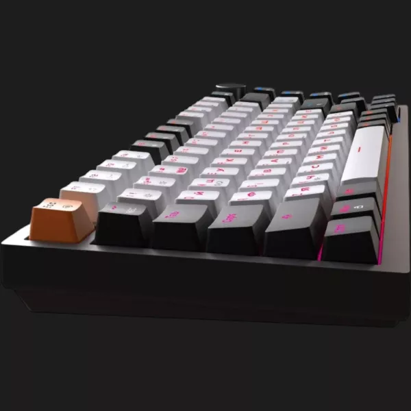 Ігрова клавіатура GamePro MK160B (Red) з Hot-Swap RGB Black (UA)