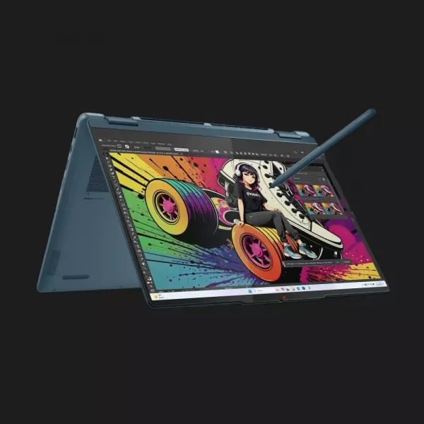 Ноутбук Lenovo Yoga 7 2-in1 14AKP10 14" (AMD Ryzen AI 5/16GB/512GB (SSD)/AMD Radeon 840M) (83JR004FPB) (Standard)