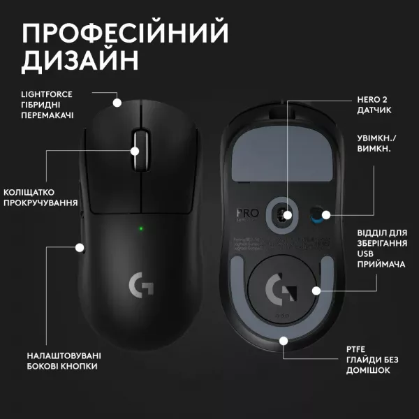 Ігрова миша Logitech G Pro X Superlight 2 SE (Black) (EU)