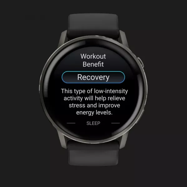 Garmin Venu 4 45mm Slate with Black Silicone Band