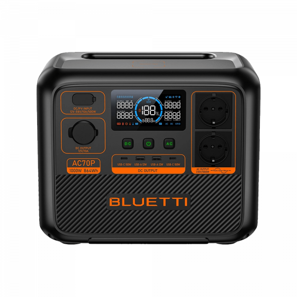 Зарядна станція BLUETTI AC70P 1000W 864Wh